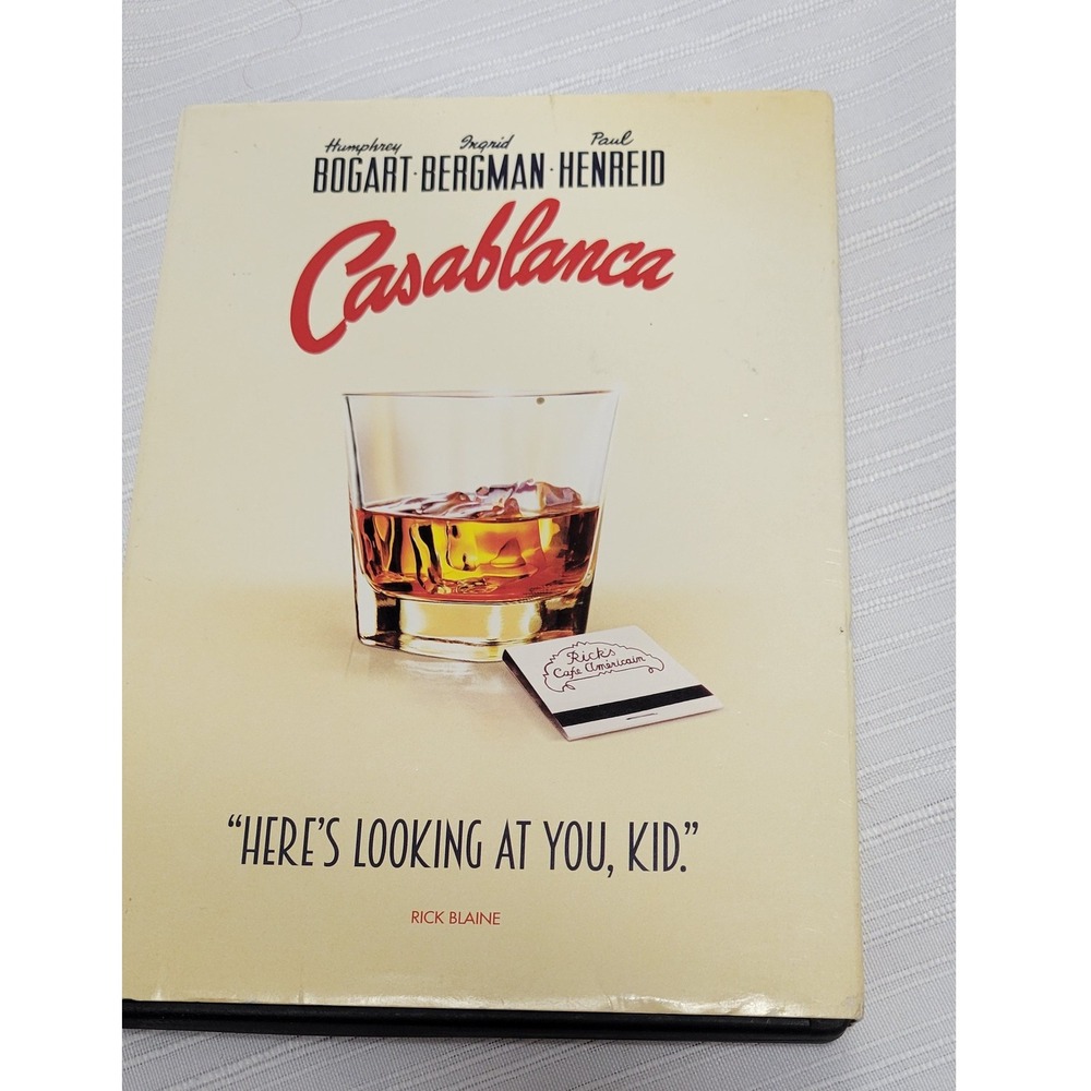 Casablanca DVD Warner Bros Iconic Moments Humphrey Bogart Ingrid Bergman 1942